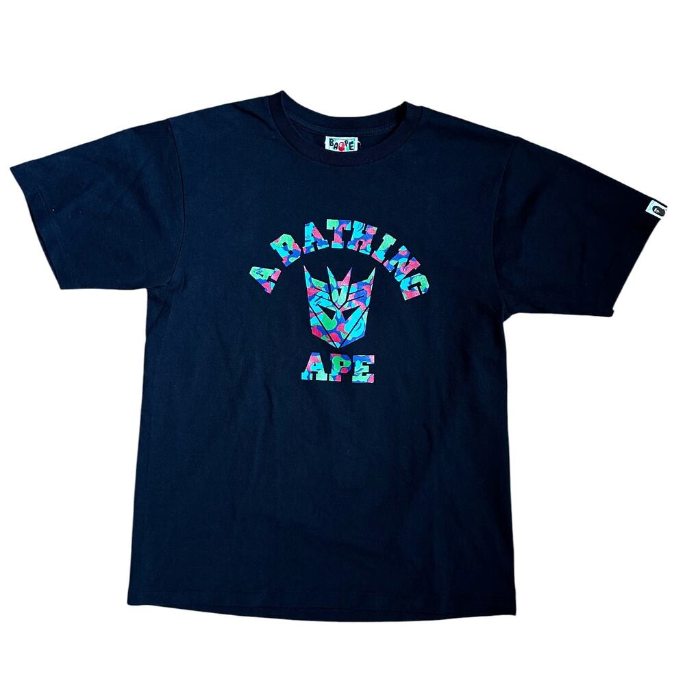 M 2011 Bape x Transformer College Logo Tee